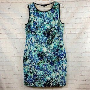 Marc New York Sleeveless Bodycon Dress Paint Splatter Print Streetwear Size 14